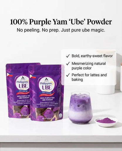 100% Purple Yam 'Ube' powder